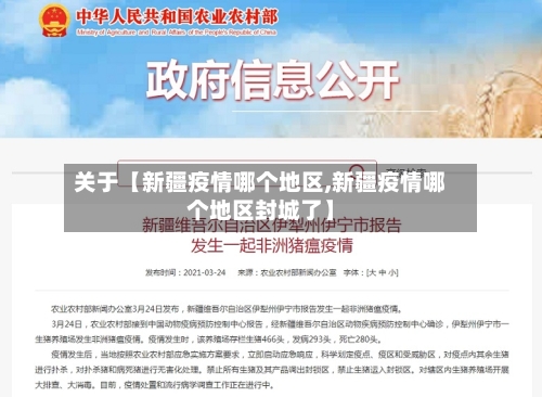 关于【新疆疫情哪个地区,新疆疫情哪个地区封城了】-第2张图片