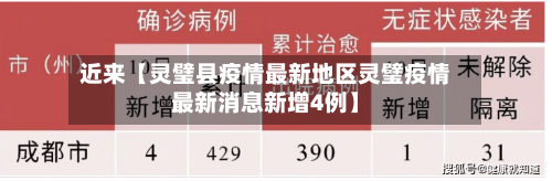 近来【灵璧县疫情最新地区灵璧疫情最新消息新增4例】-第2张图片