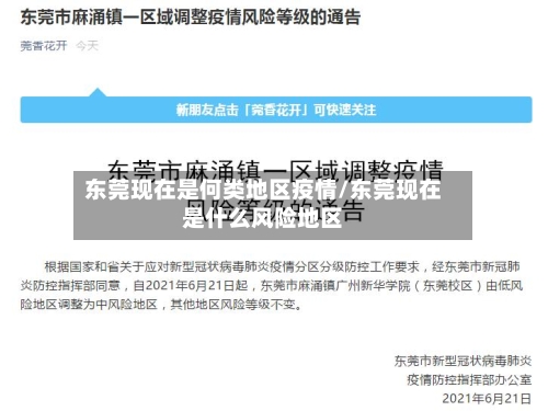 东莞现在是何类地区疫情/东莞现在是什么风险地区