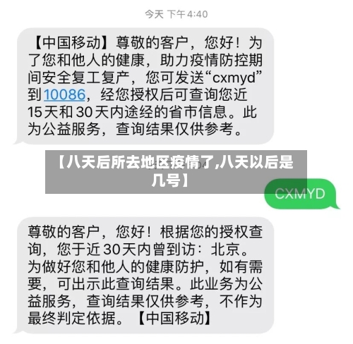 【八天后所去地区疫情了,八天以后是几号】