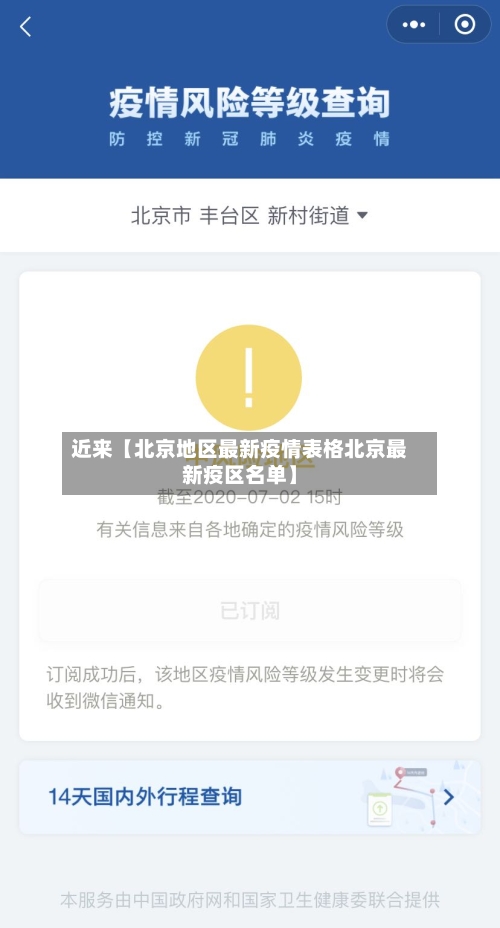 近来【北京地区最新疫情表格北京最新疫区名单】-第3张图片