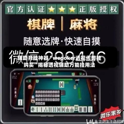辅助开挂神器“wepoker透视作弊挂购买”揭秘透视辅助万能挂用法-第2张图片