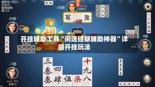 开挂辅助工具“闲逸碰胡辅助神器”详细开挂玩法