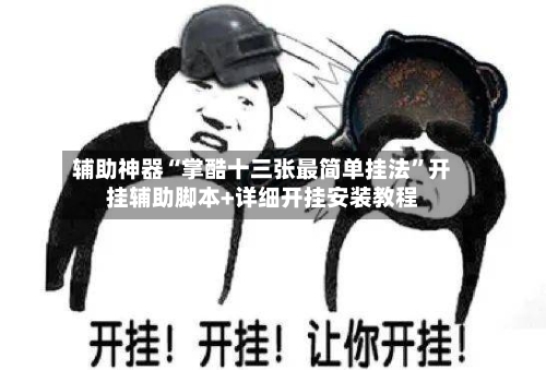 辅助神器“掌酷十三张最简单挂法”开挂辅助脚本+详细开挂安装教程