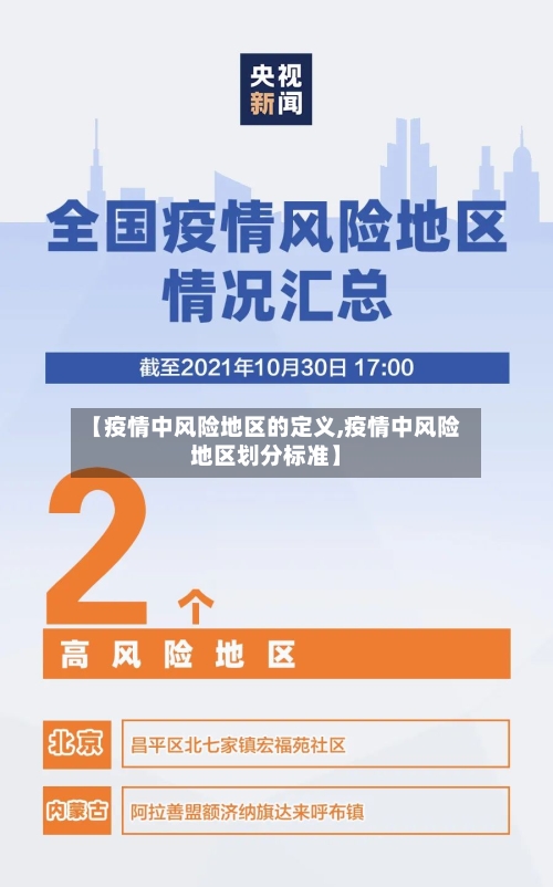 【疫情中风险地区的定义,疫情中风险地区划分标准】