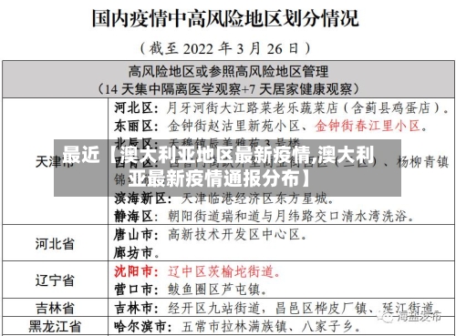 最近【澳大利亚地区最新疫情,澳大利亚最新疫情通报分布】-第2张图片